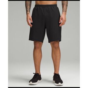 Lululemon Pace Breaker‎ Men Black 9" Lined Performance Shorts Small Athleisure